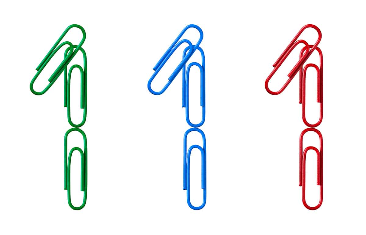 8x Paperclips