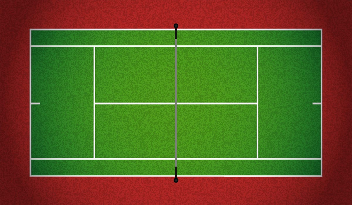 Half a Tennis Court