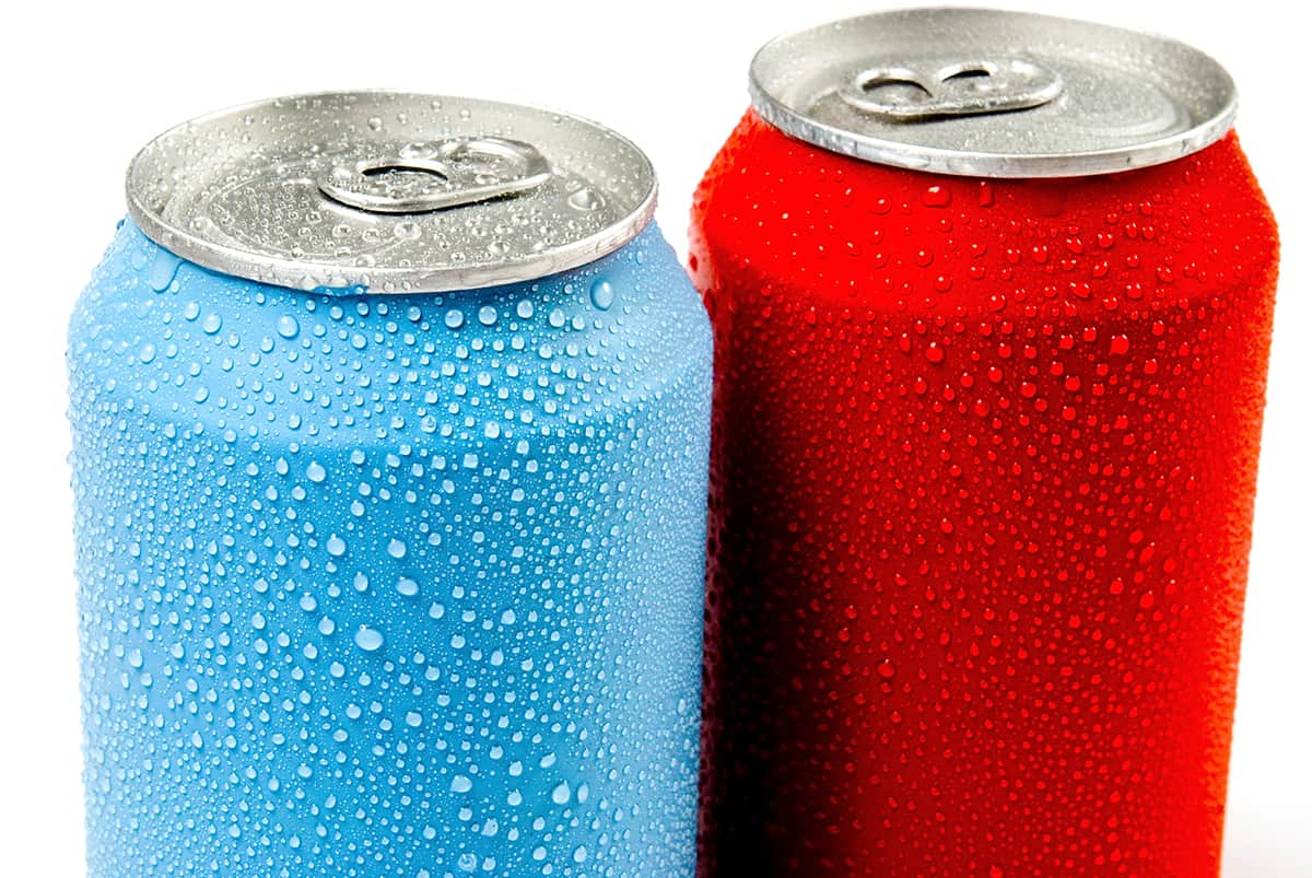 2 Soda Cans