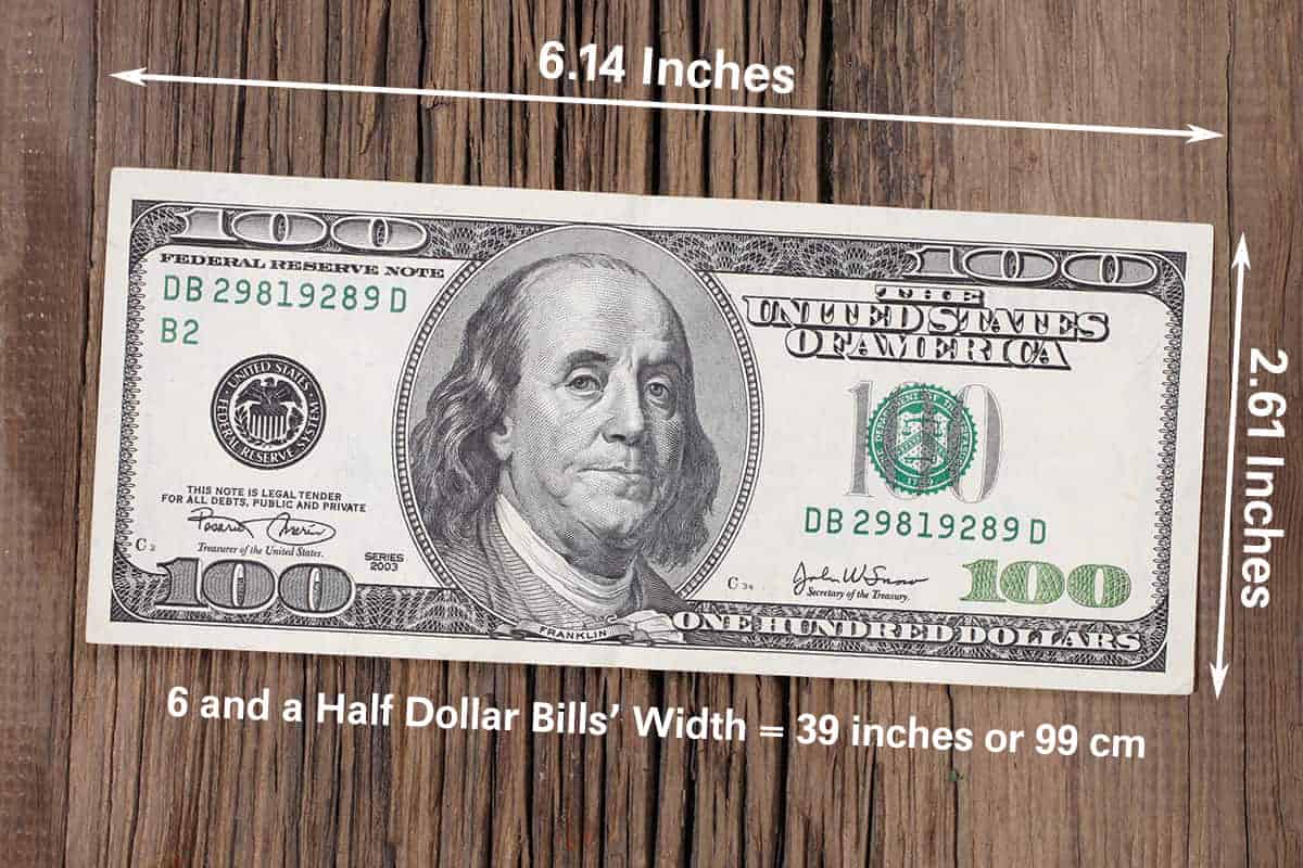 6 and a half dollar bills