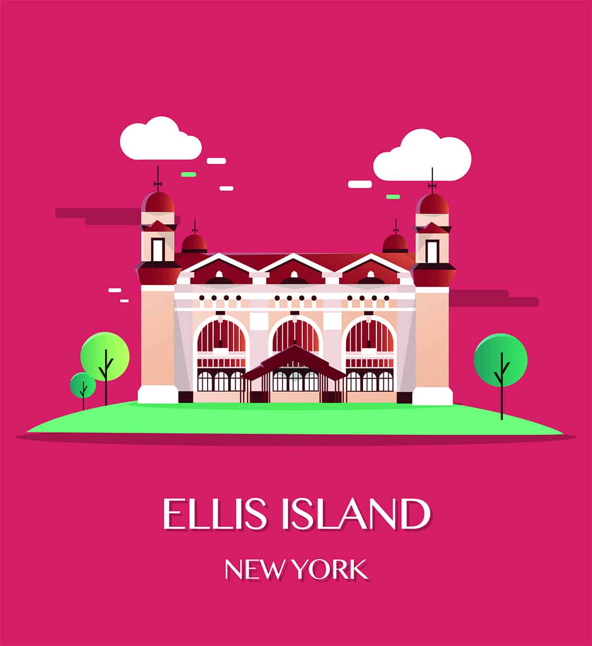 One-Third of Ellis Island