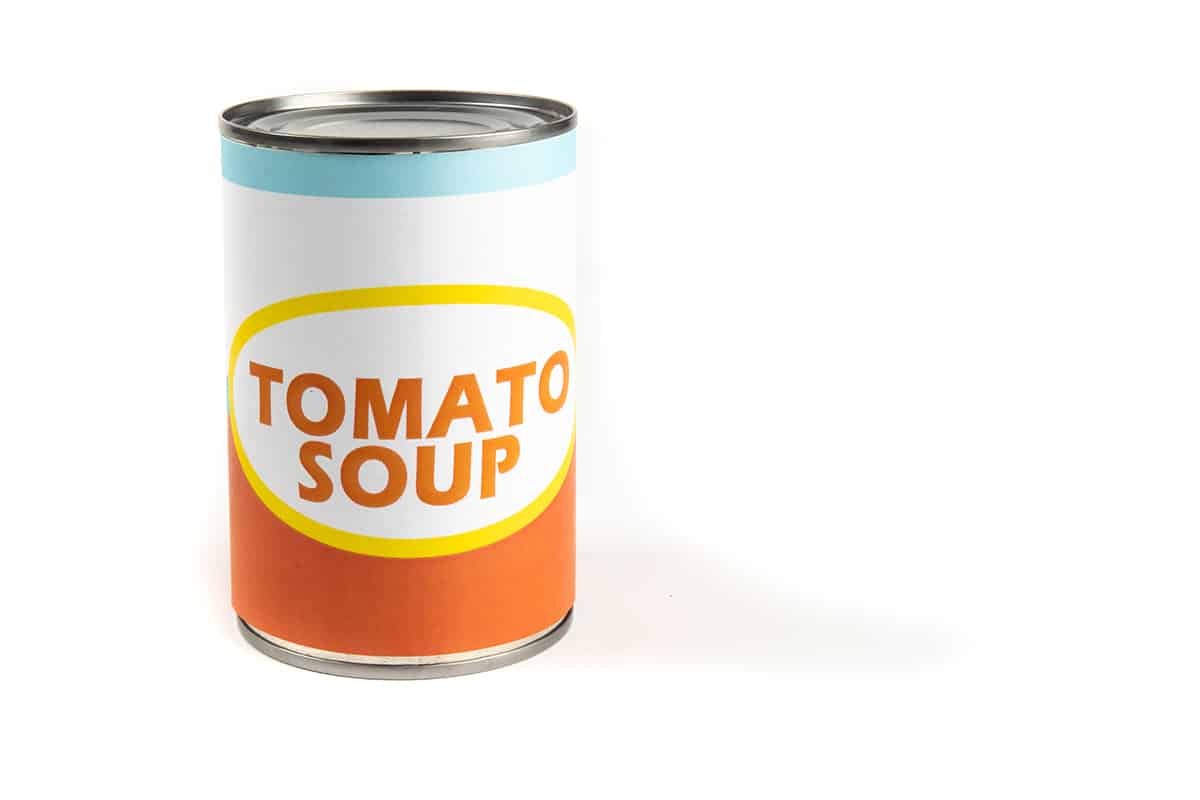 5 Condensed Soup Cans