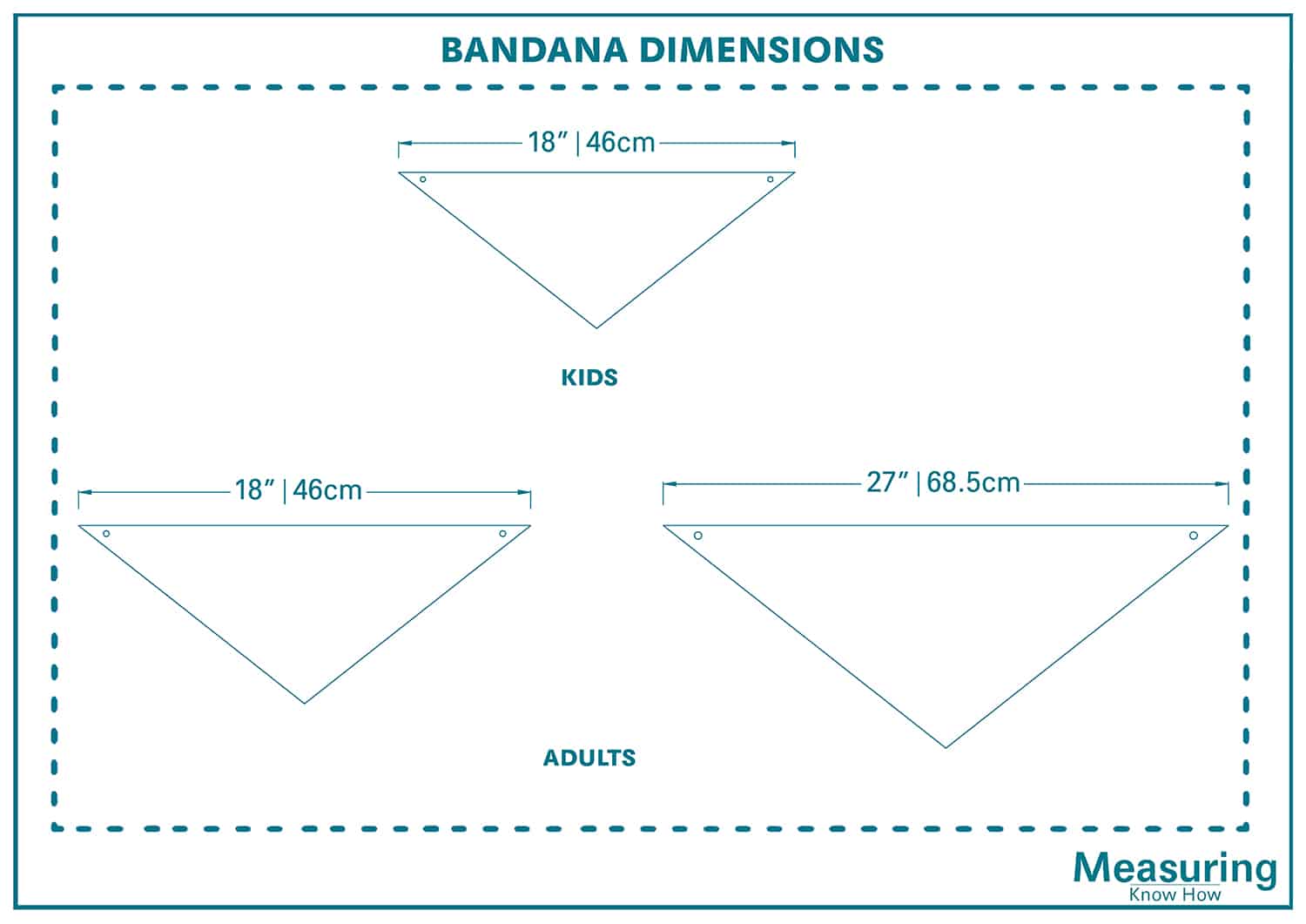 Bandana Dimensions