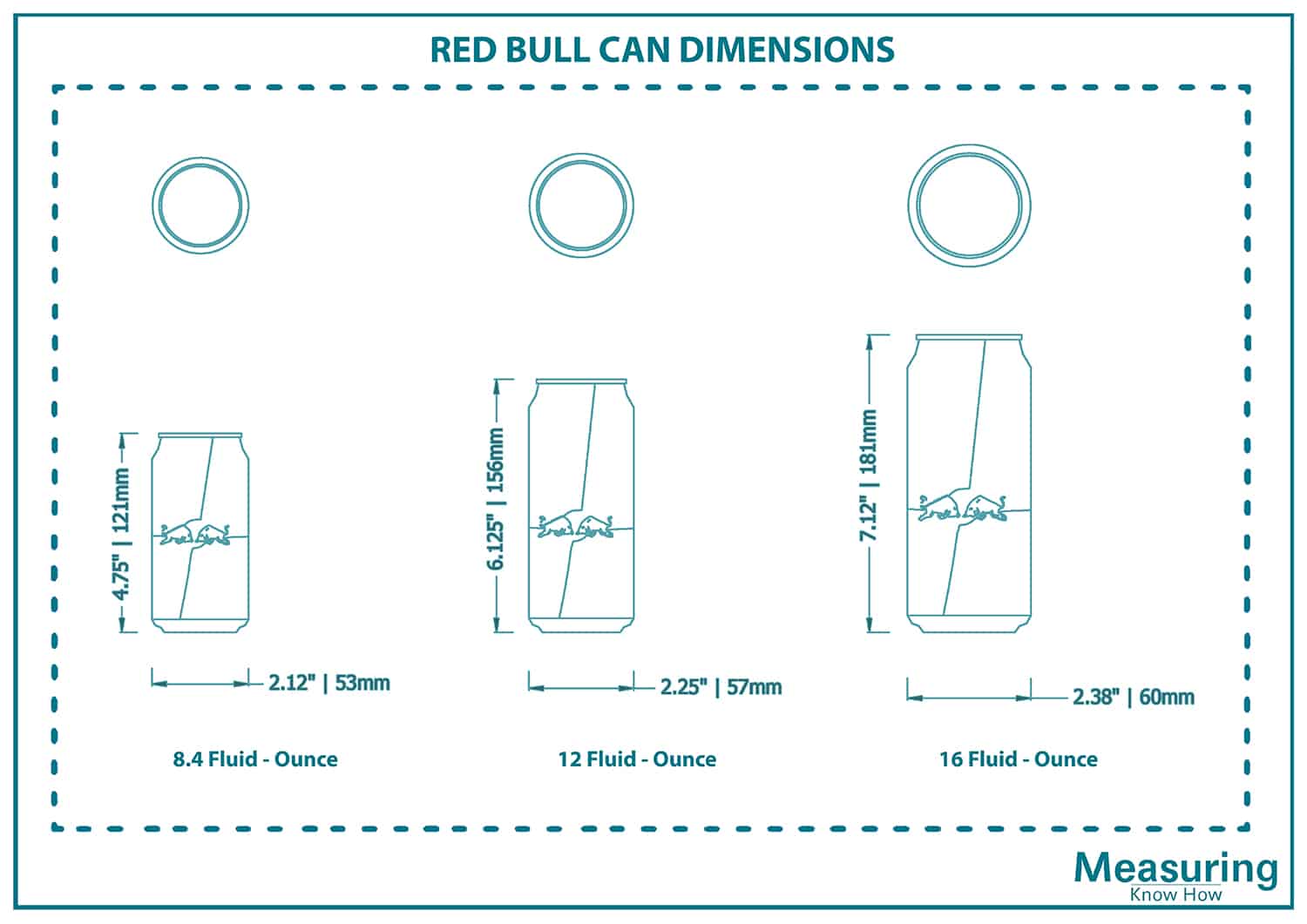 Red bull can dimensions