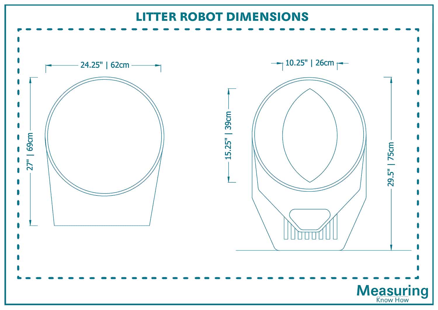 Litter Robot Dimensions