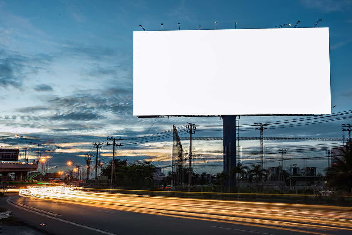 Standard billboard sizes