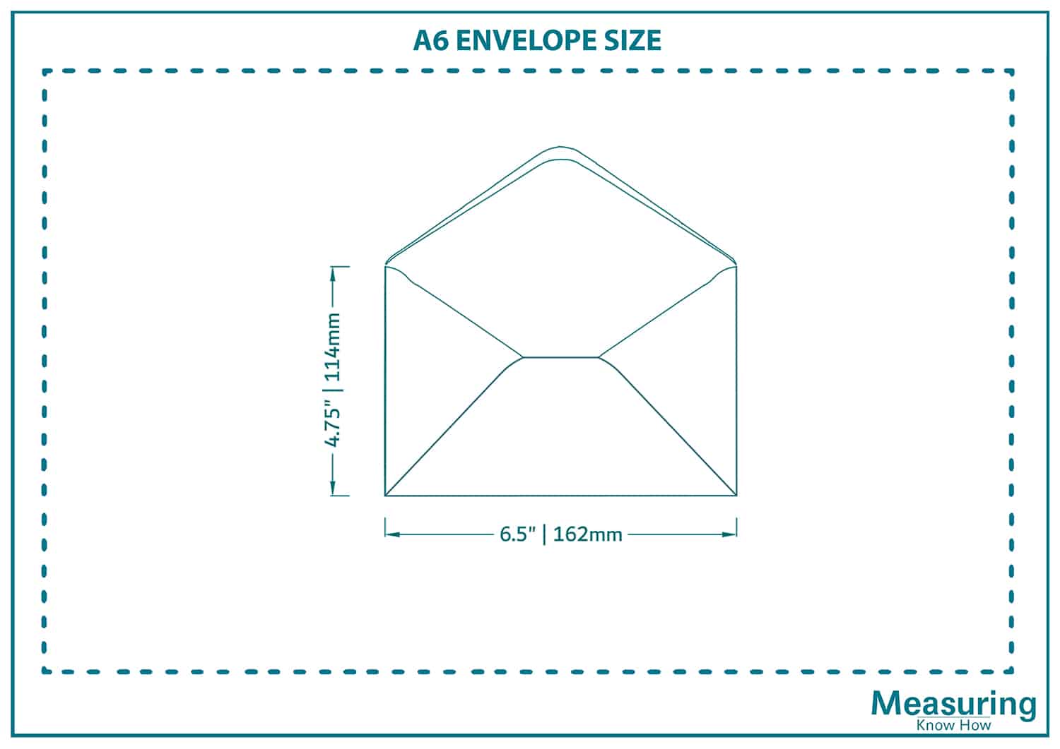 A6 envelope size