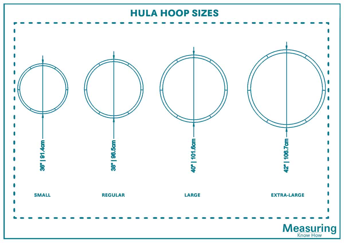 Hula hoop sizes