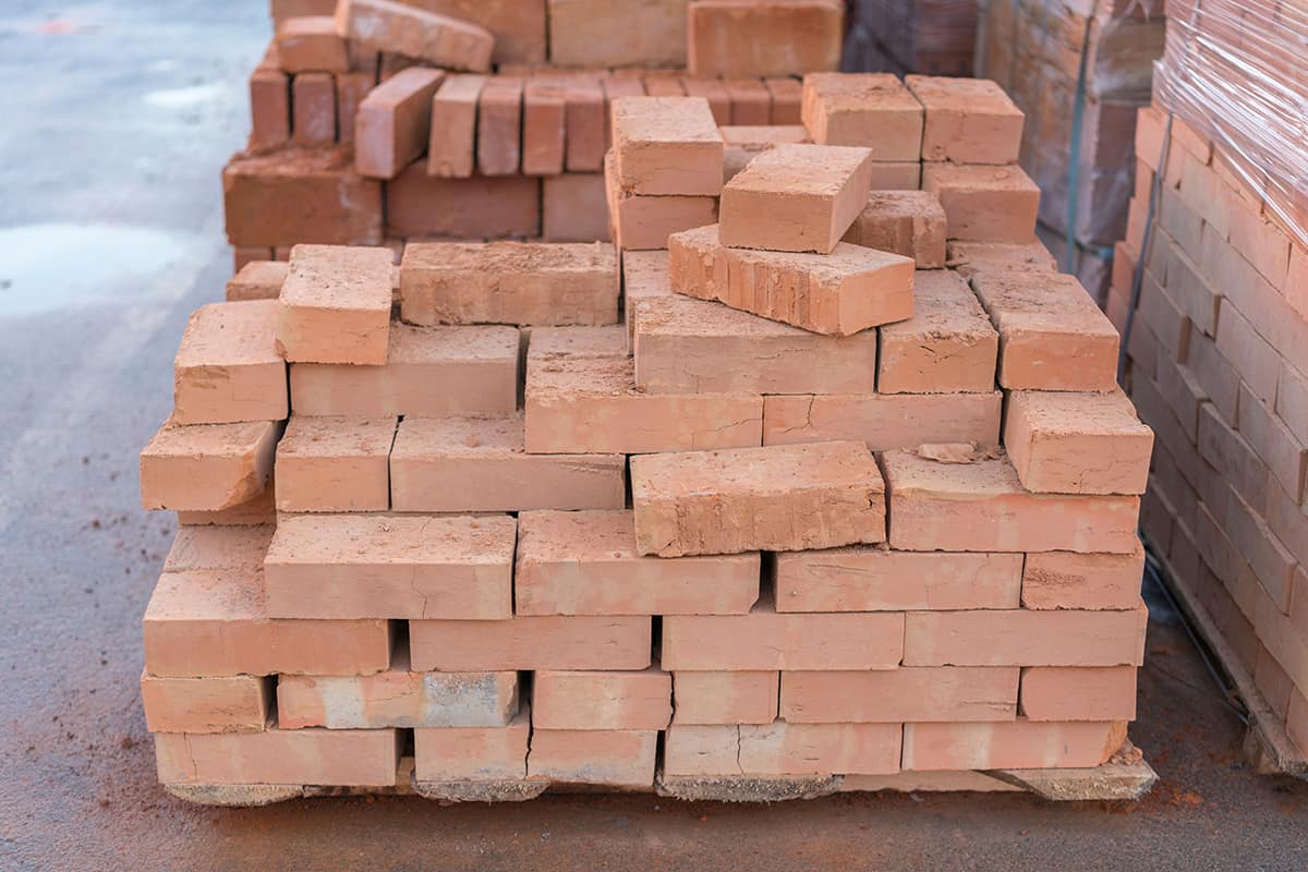 48 Red Clay Bricks