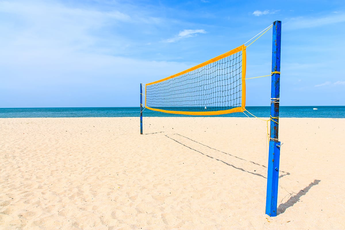 Beach volleyball court dimensions