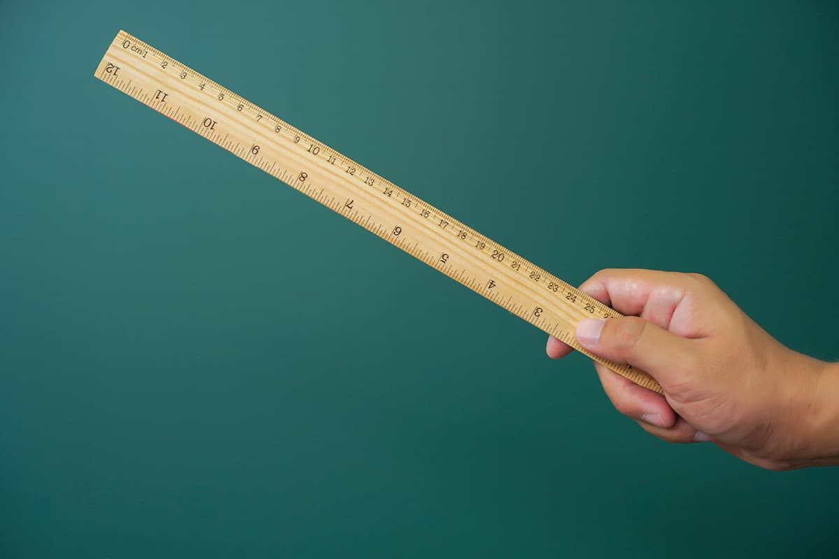 How big is a ruler
