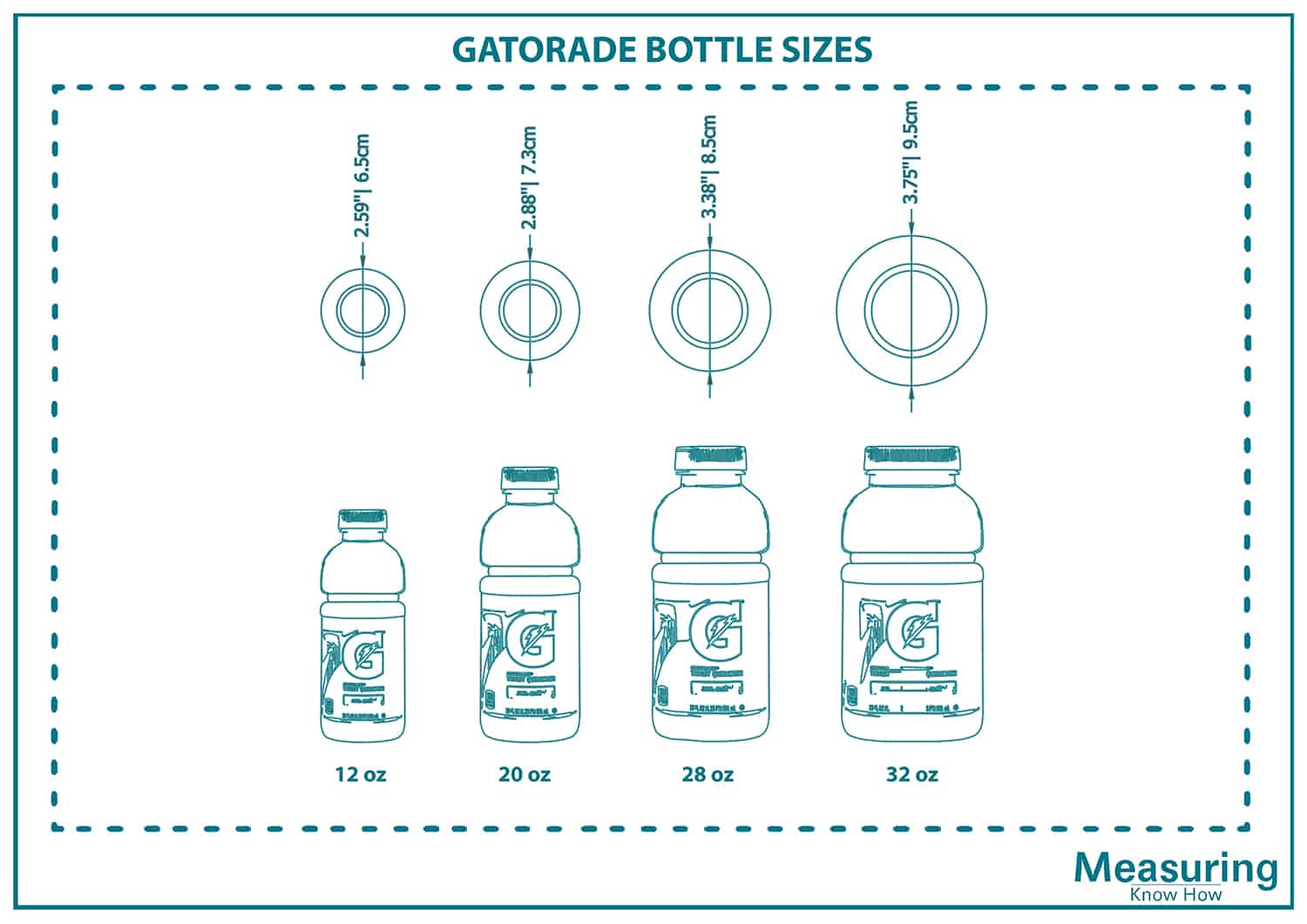 Gatorade bottle sizes