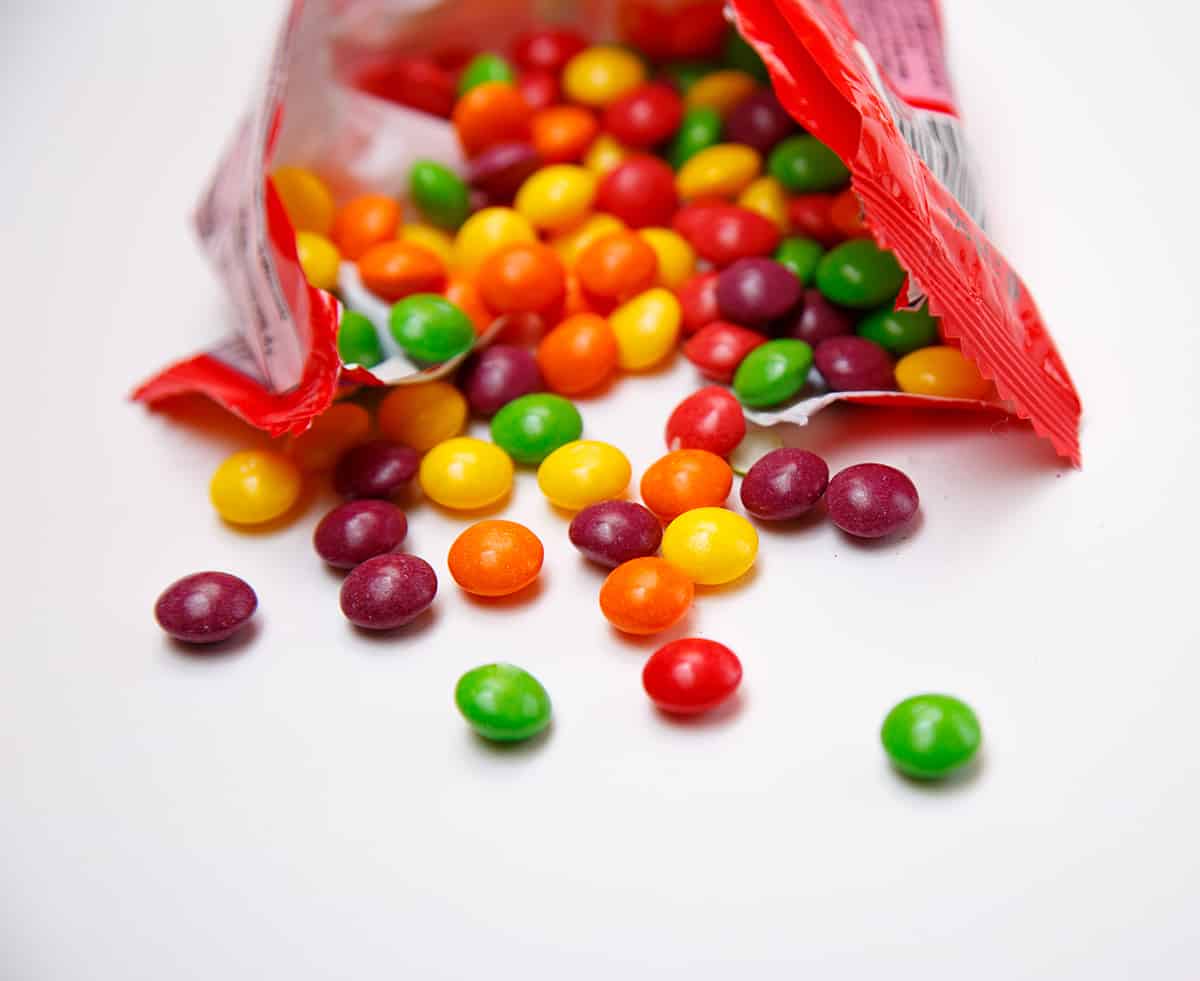 Sizes of a Skittles Bag