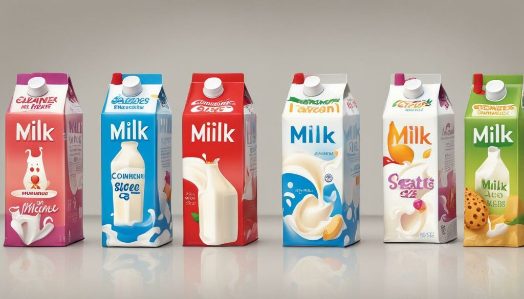 Popular Milk Carton Sizes