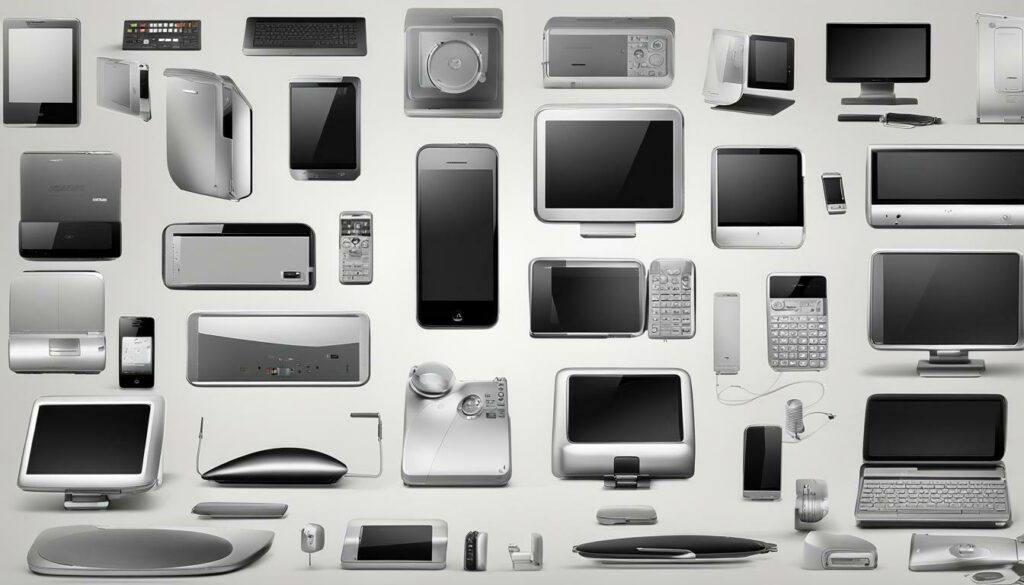 Various electronic devices weigh approximately 30 kg