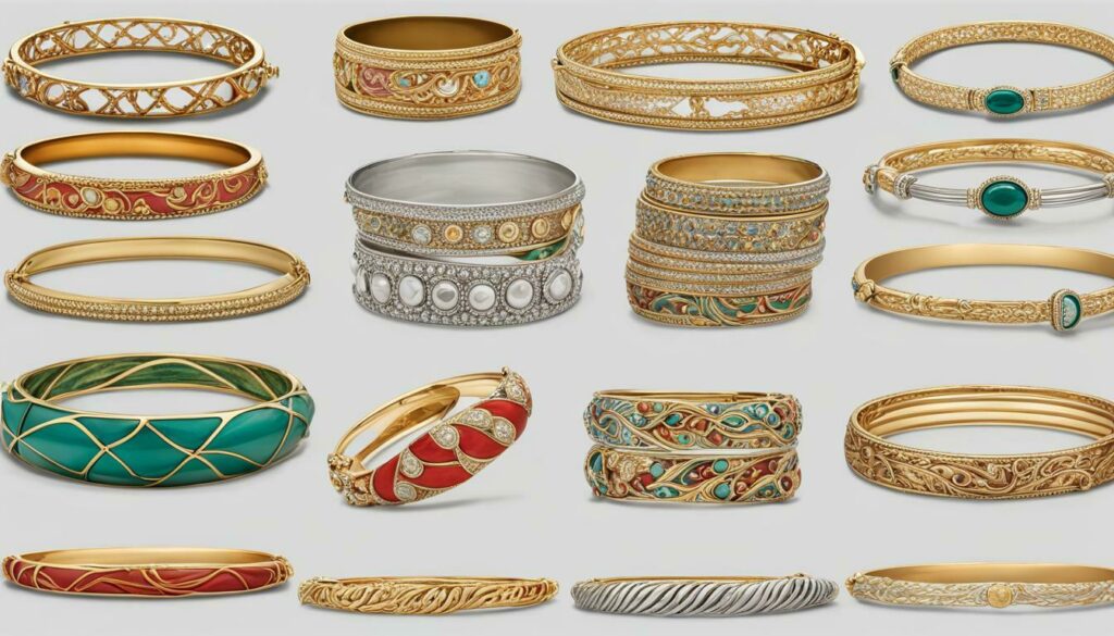 bangles with different sizes
