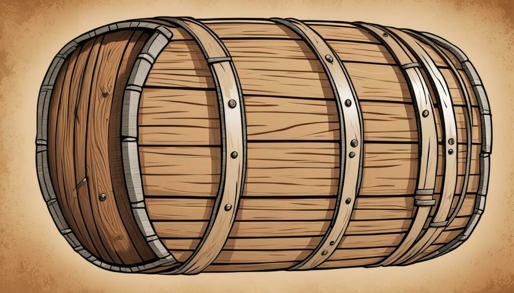whiskey barrel dimensions and weight