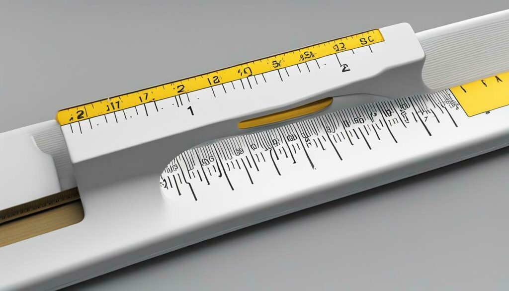 10-inch ruler and stapler