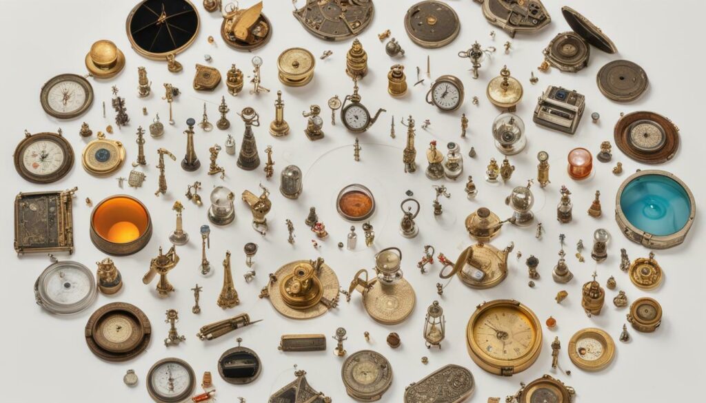 20 miniature objects