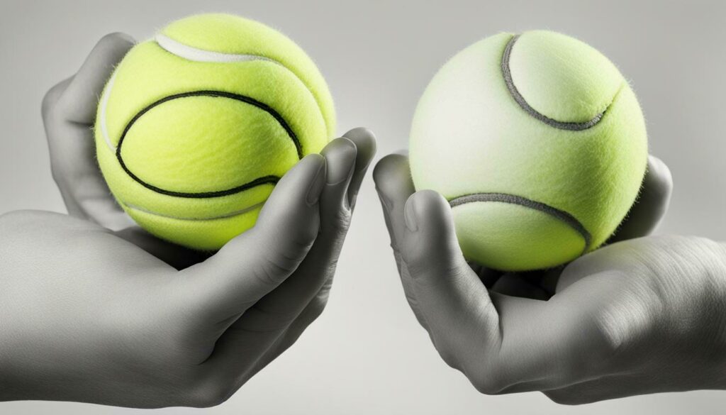 Choosing the Right Tennis Ball Size