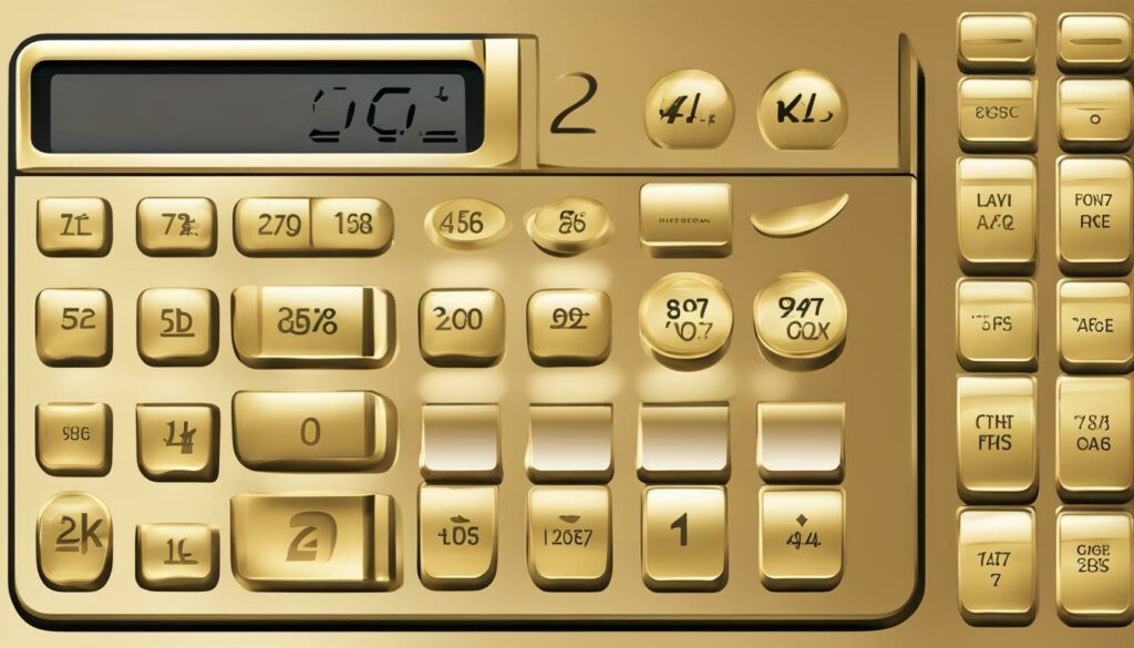 Gold price calculator