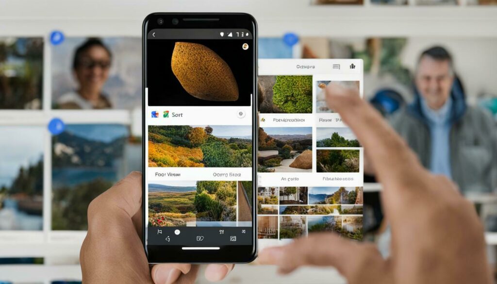 Sort photos by size in Google Photos