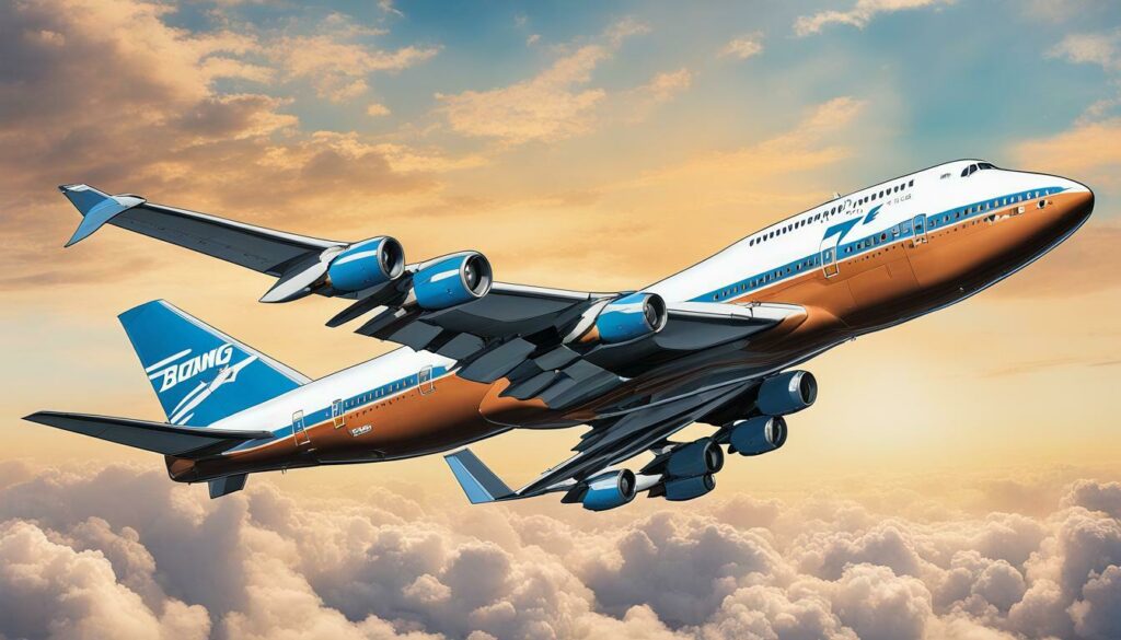 The Boeing 747 - A Popular Aircraft Measuring 6 Meters in Length