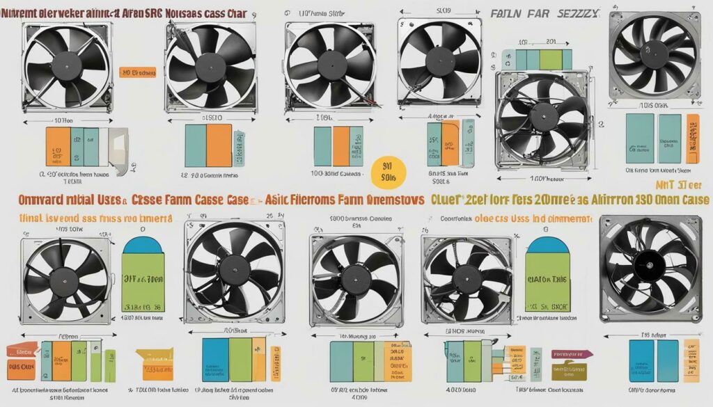 case fan size chart