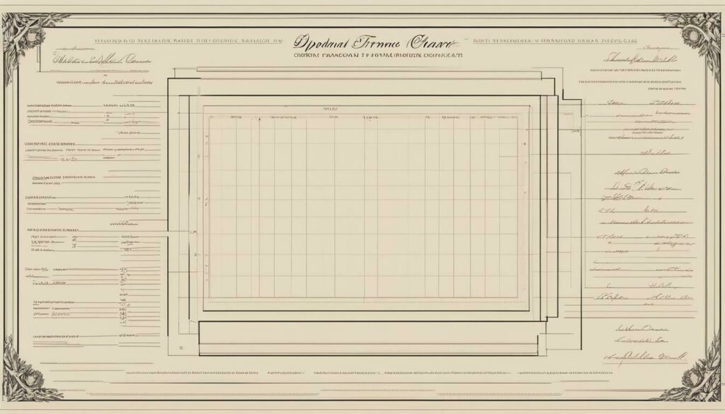 diploma frame size chart