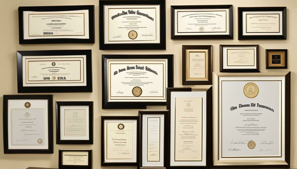 diploma frame sizing guide