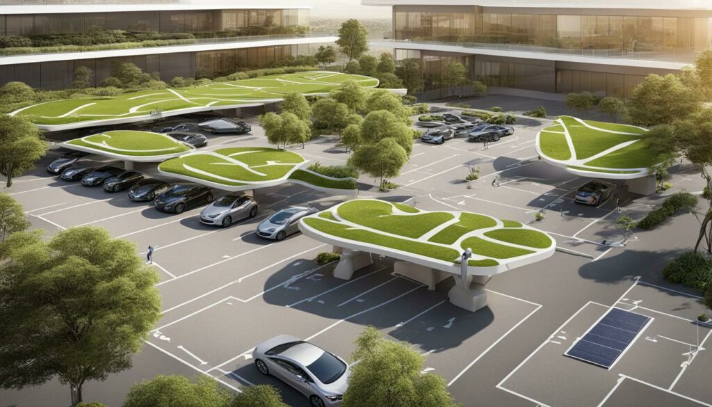 eco-friendly parking space design