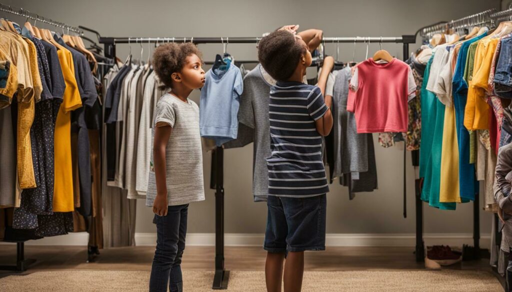 finding the right size for kids