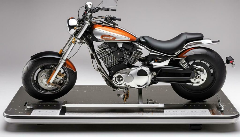 how to measure motorcycle weight