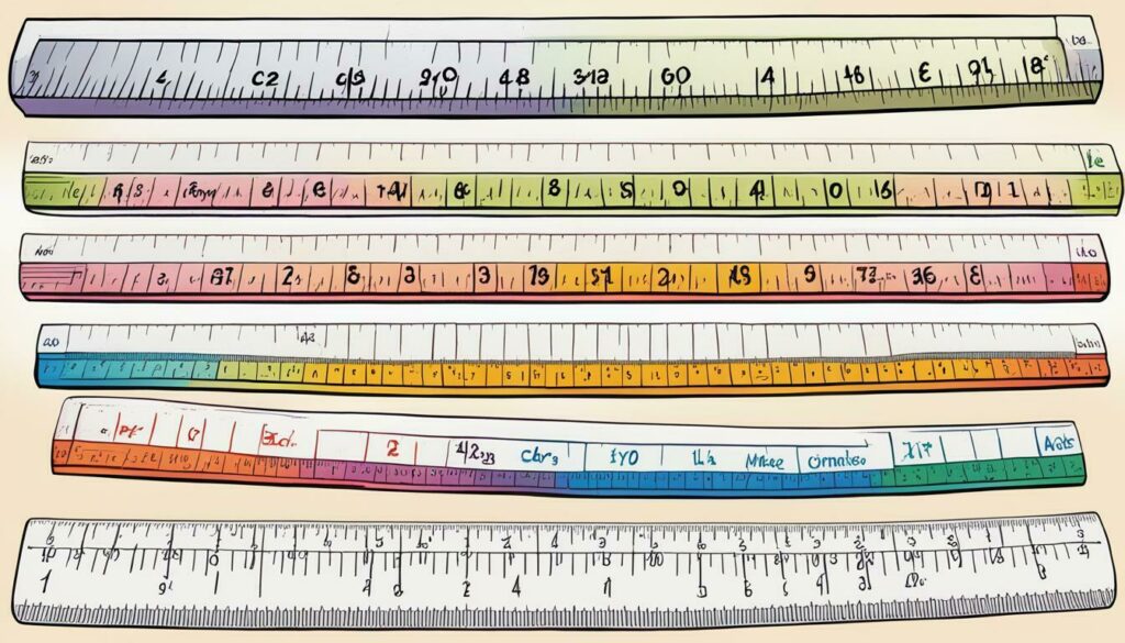 inch to centimeter conversion chart