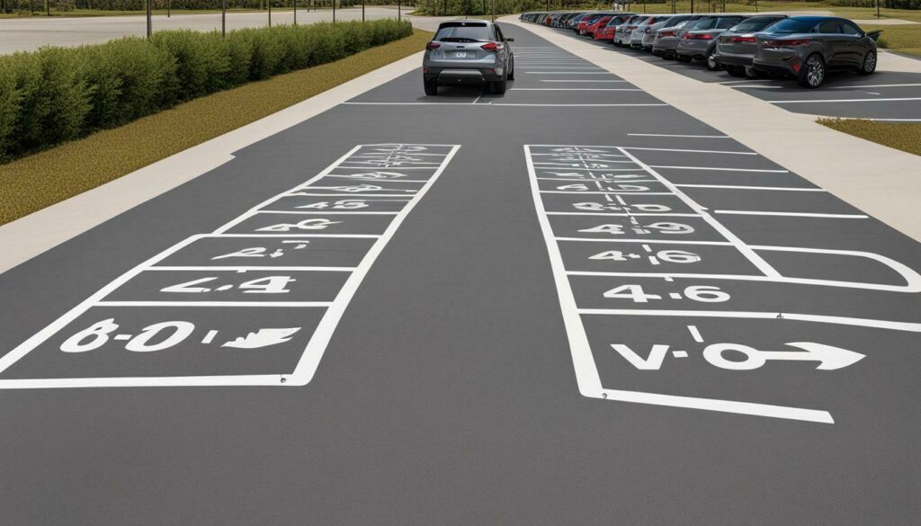 parking lot size requirements