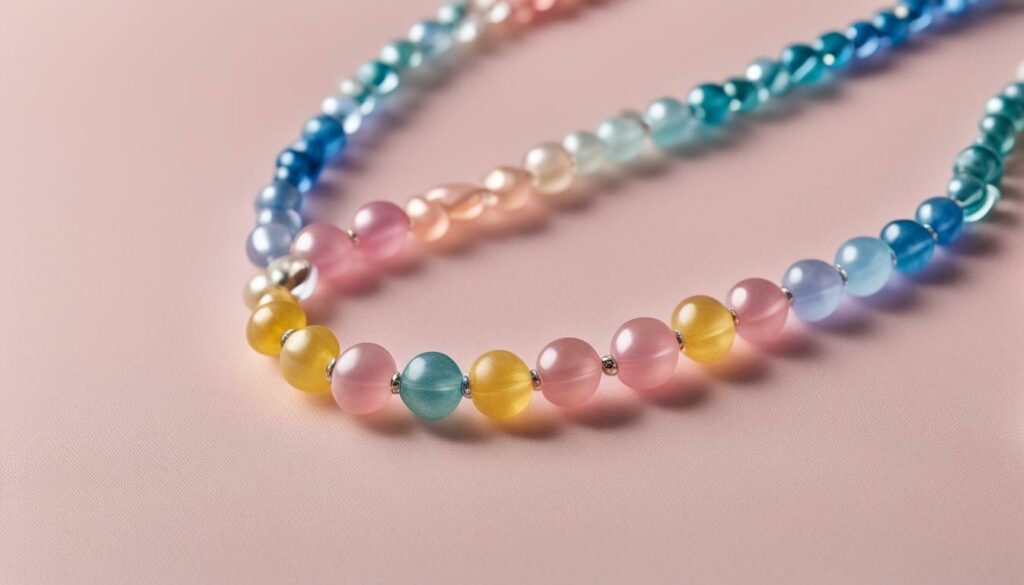 small bead necklace