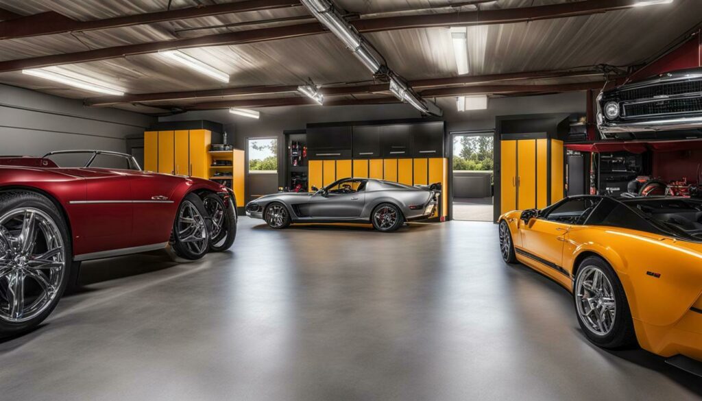 spacious garage dimensions