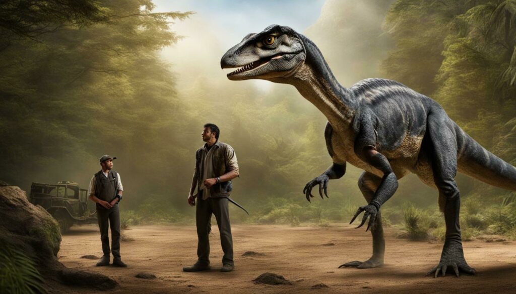 velociraptor size and weight
