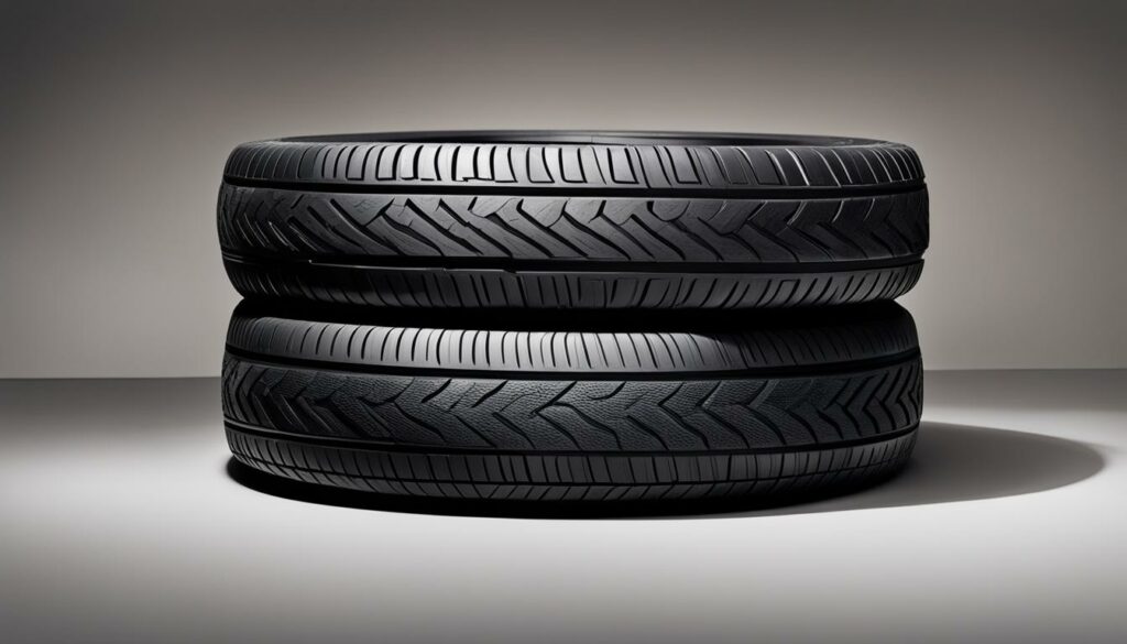 A set of car tires