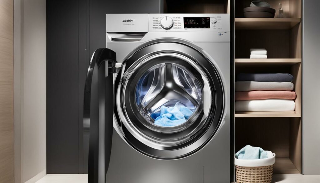 A standard washing machine