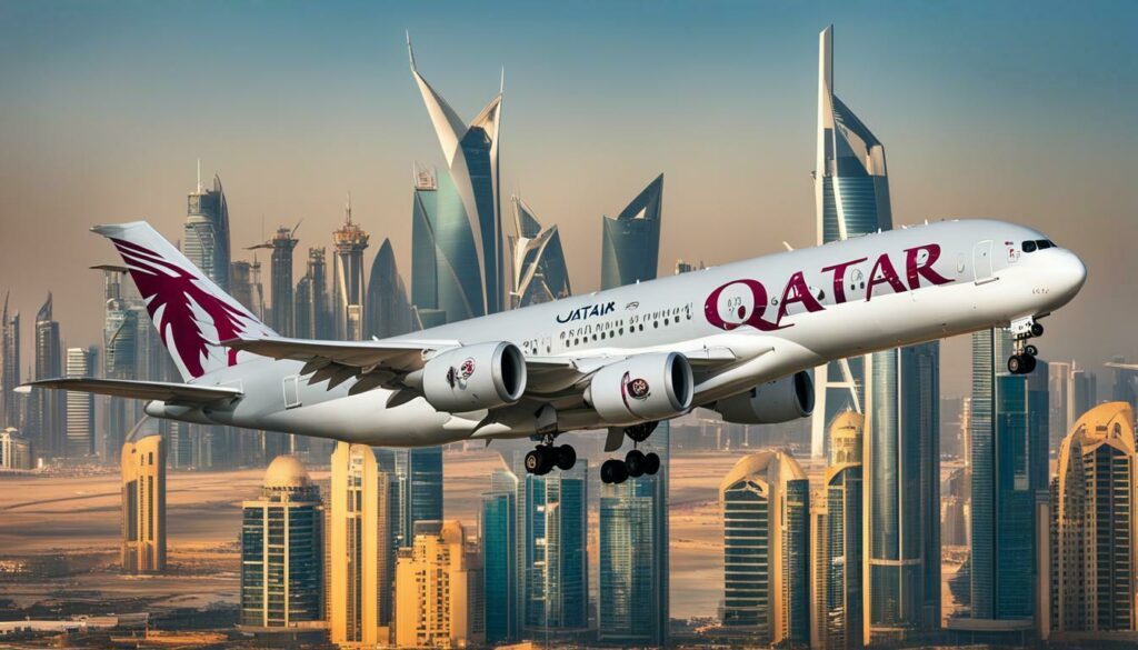 Airlines flying to Qatar