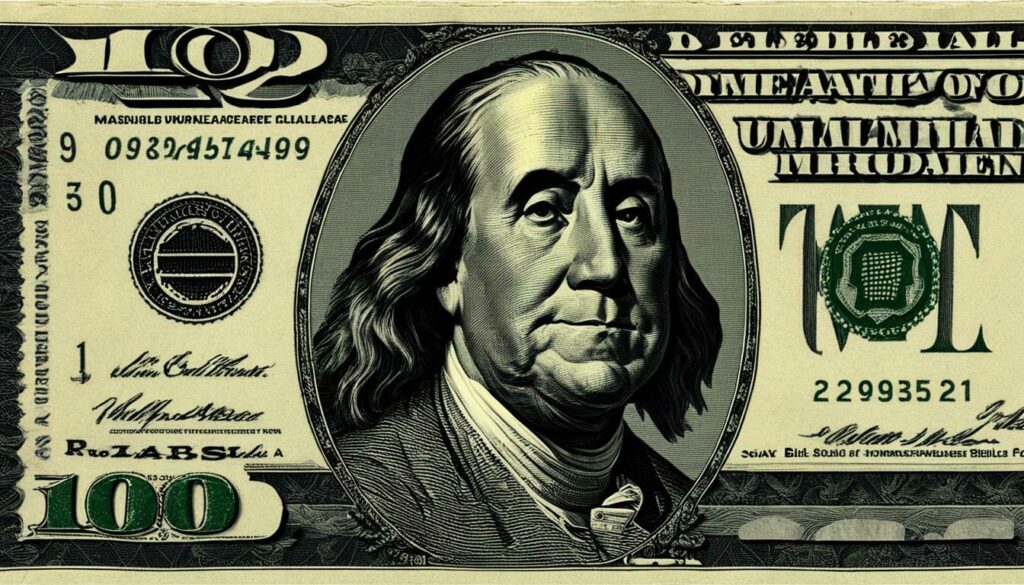 Dollar Bill, 5 Inches in Length