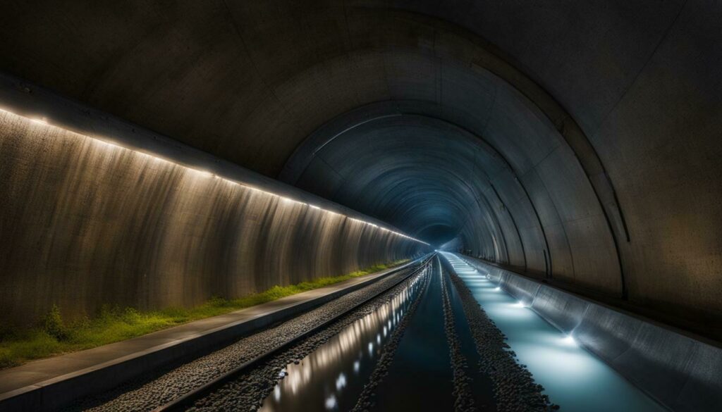 Eurostar underwater tunnel