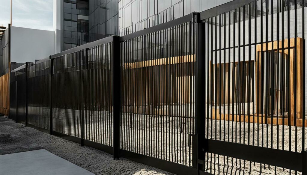 Fencing made from metal