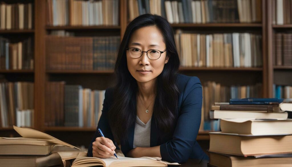 Linda Sue Park, the author of A Long Walk to Water