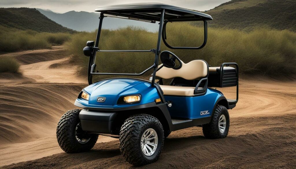 all-terrain tire size for lifted ezgo