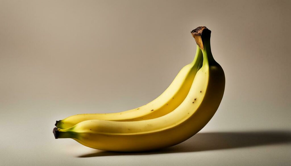 banana, 5 inches in length