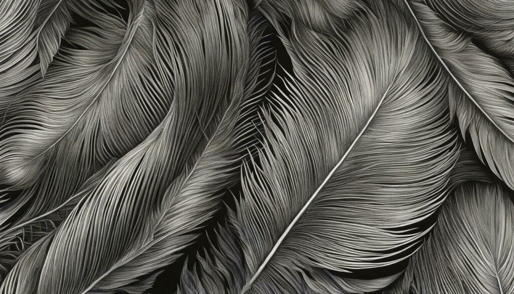 detailed feather