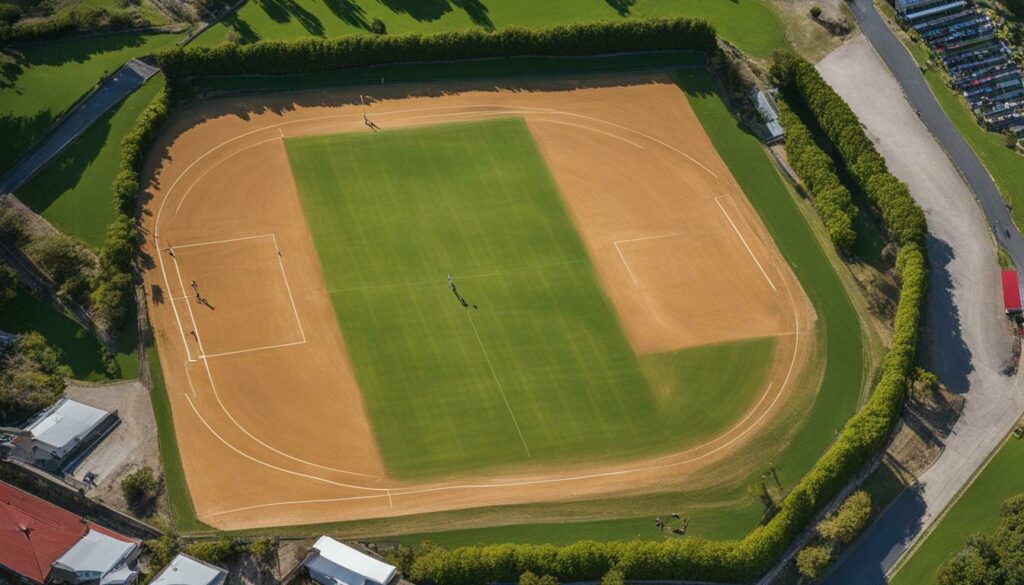 dimensions of a cricket pitch
