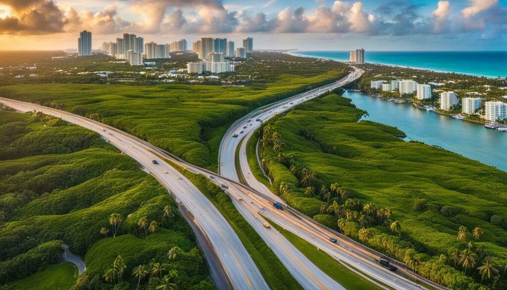 driving routes from Fort Lauderdale to Miami